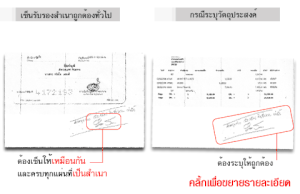 เซ็นรับรองสำเนาถูกต้อง