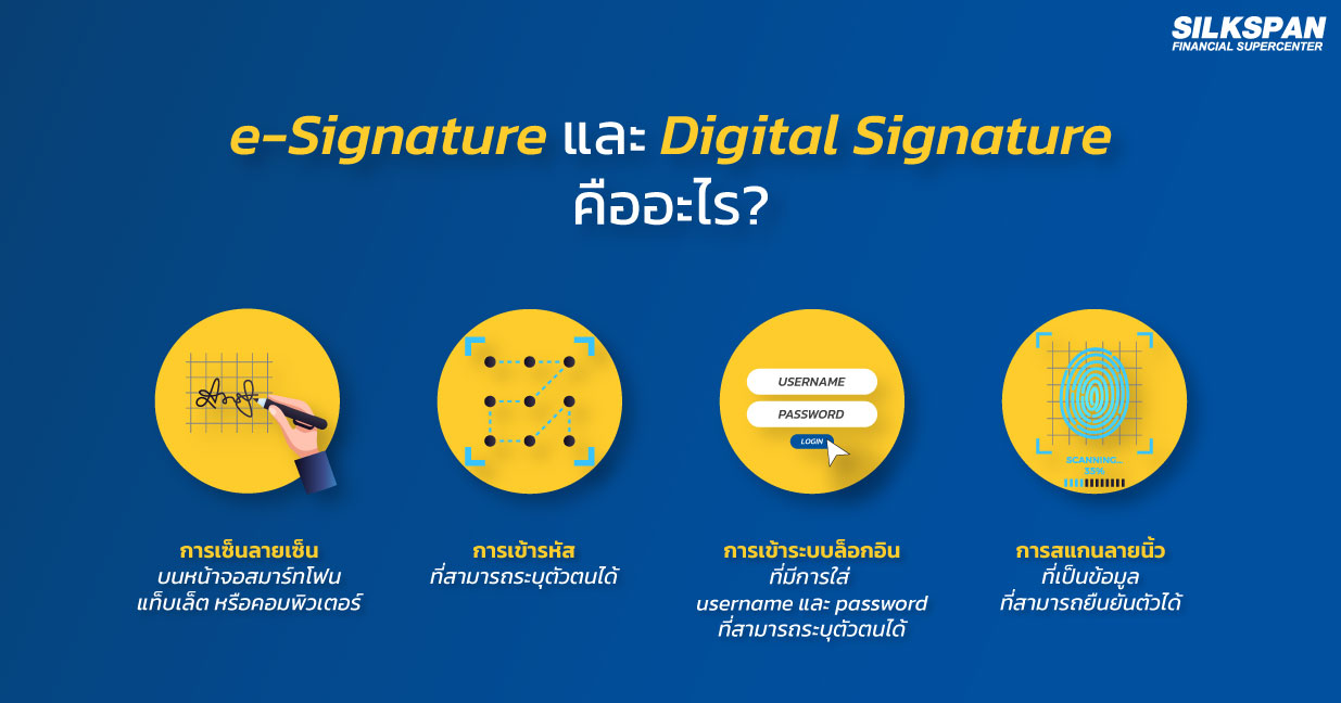  e-Signature และ Digital Signature คืออะไร?